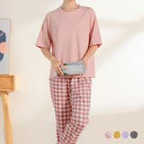 ルームウェア 半袖 上下セット | teddyshop | 詳細画像1