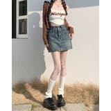 デニム ミニスカート ハイウエスト | teddyshop | 詳細画像9 