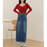 デニム ナロースカート 全2色 | teddyshop | 詳細画像10 