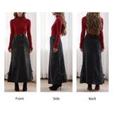 「カットアウト風なスリット」デニム スカート ロング | teddyshop | 詳細画像27 