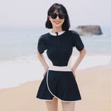 フィットネス水着 水着体型カバー ワンピース | teddyshop | 詳細画像7