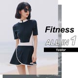 フィットネス水着 水着体型カバー ワンピース | teddyshop | 詳細画像15
