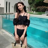 水着体型カバー オフショルダー パレオ | teddyshop | 詳細画像9 