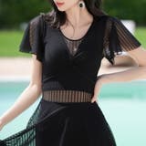 水着体型カバー ワンピース ストライプ | teddyshop | 詳細画像16 