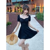 水着体型カバー ワンピース 無地 | teddyshop | 詳細画像13 