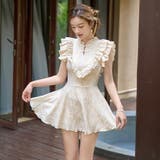 水着体型カバー ワンピース オールインワン | teddyshop | 詳細画像13 