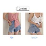 デニムショートパンツ レディース ジーンズ | teddyshop | 詳細画像5 