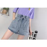 デニムショートパンツ レディース フリル風 | teddyshop | 詳細画像7 