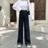 ワイドパンツ デニム レディース | teddyshop | 詳細画像4 