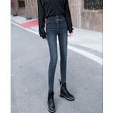 ハイウエストスキニーパンツ デニム スリム | teddyshop | 詳細画像7 