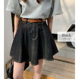 デニムスカート 春 フレア | teddyshop | 詳細画像3 