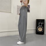 リブワイドパンツ レディース 秋冬 | teddyshop | 詳細画像12