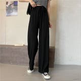 リブワイドパンツ レディース 秋冬 | teddyshop | 詳細画像10