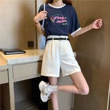 ハイウエストショートパンツ レディース 韓国ファッション | teddyshop | 詳細画像11