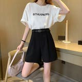 ハイウエストショートパンツ レディース 韓国ファッション | teddyshop | 詳細画像7