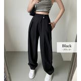 タックパンツ ハイウエスト カラーパンツ | teddyshop | 詳細画像3