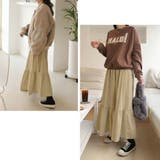 レディース ティアードスカート ロングスカート | teddyshop | 詳細画像9 