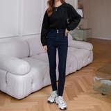 裏起毛デニム スキニー ジーンズ | teddyshop | 詳細画像12