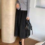 フレアスカート シアー ロングスカート | teddyshop | 詳細画像18