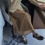 フレアスカート シアー ロングスカート | teddyshop | 詳細画像23