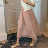 フレアスカート シアー ロングスカート | teddyshop | 詳細画像35