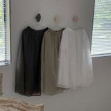 フレアスカート シアー ロングスカート | teddyshop | 詳細画像38