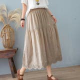 フレアスカート ミモレ丈 花柄 | teddyshop | 詳細画像11