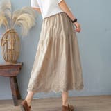 フレアスカート ミモレ丈 花柄 | teddyshop | 詳細画像12