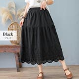 フレアスカート ミモレ丈 花柄 | teddyshop | 詳細画像3