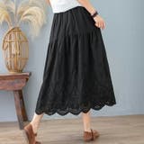 フレアスカート ミモレ丈 花柄 | teddyshop | 詳細画像9