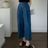 デニム ワイドパンツ クロップド丈 | teddyshop | 詳細画像5