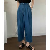 デニム ワイドパンツ クロップド丈 | teddyshop | 詳細画像6