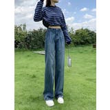 デニムパンツ ハイウエスト ジーンズ | teddyshop | 詳細画像13