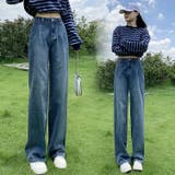 デニムパンツ ハイウエスト ジーンズ | teddyshop | 詳細画像15