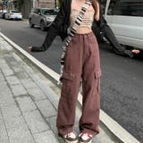 ベイカーパンツ カーゴパンツ ハイウエスト | teddyshop | 詳細画像16