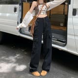ベイカーパンツ カーゴパンツ ハイウエスト | teddyshop | 詳細画像14