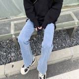 吸湿発熱 裏起毛 デニム | teddyshop | 詳細画像25 