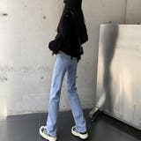 デニムパンツ ハイウエスト ストレート | teddyshop | 詳細画像8 