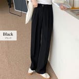 スラックス ハイウエスト パンツ | teddyshop | 詳細画像3 