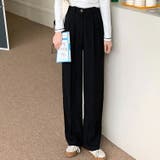 スラックス ハイウエスト パンツ | teddyshop | 詳細画像7 