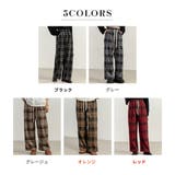 イージーパンツ チェック ワイド | teddyshop | 詳細画像5