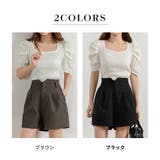 ショートパンツ ハイウエスト レディース | teddyshop | 詳細画像5