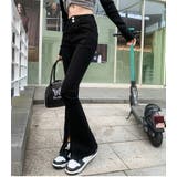 フレアパンツ デニム スキニーパンツ | teddyshop | 詳細画像15