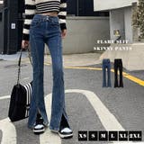 フレアパンツ デニム スキニーパンツ | teddyshop | 詳細画像2 