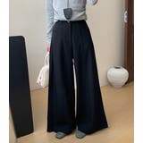 ピンタック ワイドパンツ ボトムス | teddyshop | 詳細画像13
