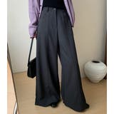 ピンタック ワイドパンツ ボトムス | teddyshop | 詳細画像8