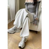 スウェットパンツ レース ワイドパンツ | teddyshop | 詳細画像12