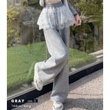 スウェットパンツ レース ワイドパンツ | teddyshop | 詳細画像17
