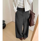 「あったか微起毛で秋冬コーデ」ワイドパンツ レディース きれいめ | teddyshop | 詳細画像10 