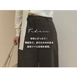 「あったか微起毛で秋冬コーデ」ワイドパンツ レディース きれいめ | teddyshop | 詳細画像4 